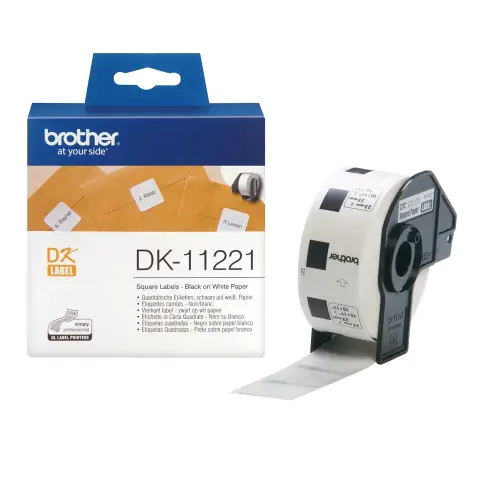 Etykiety papierowe Brother DK-11221 23x23mm